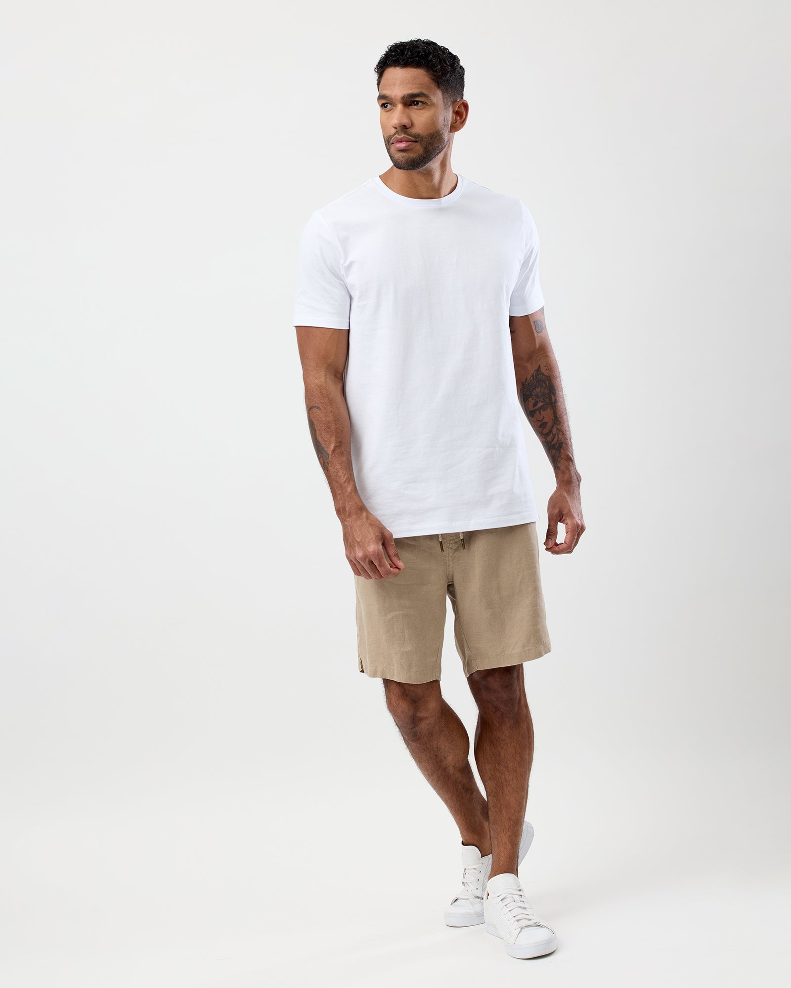 LINEN SHORTS