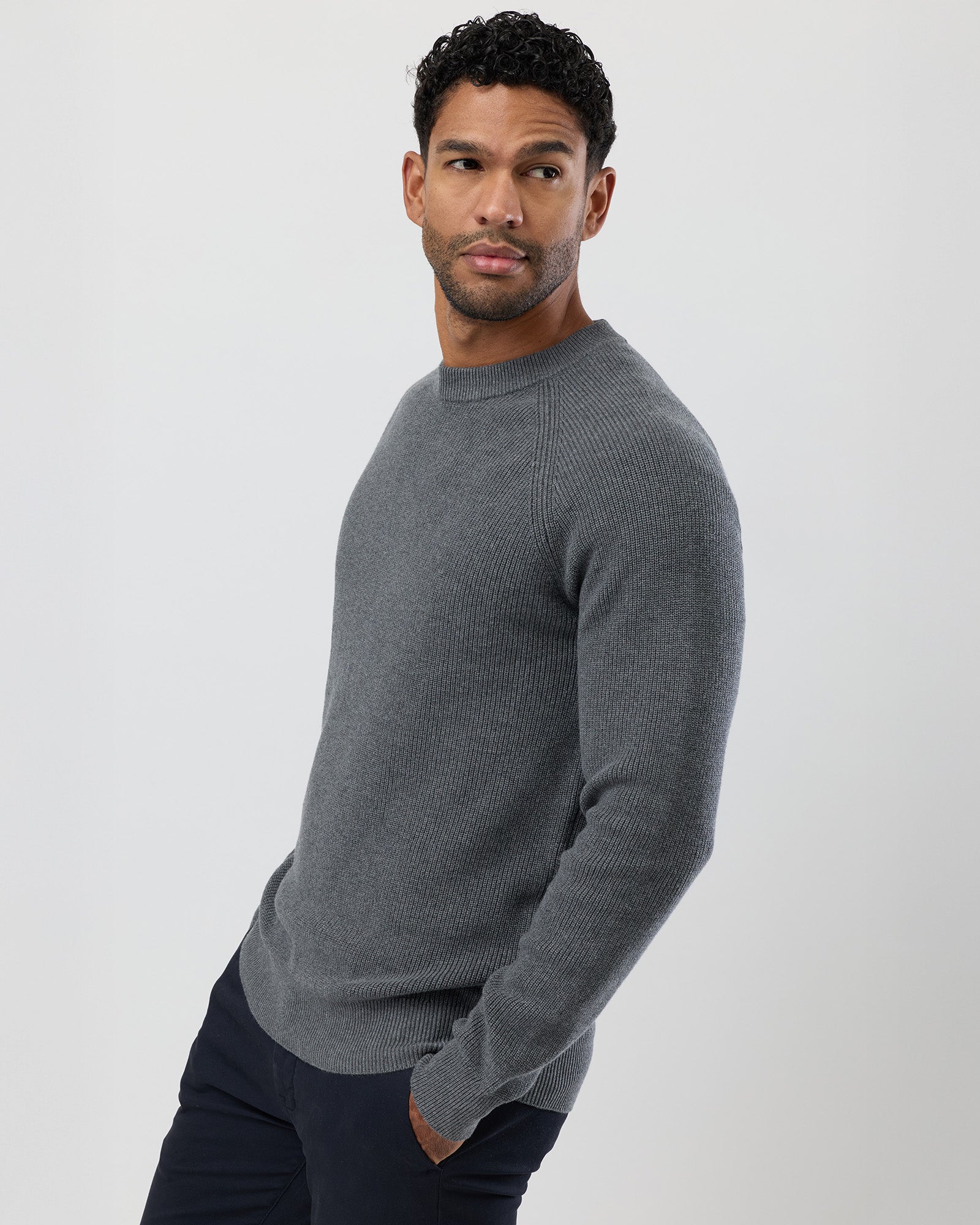 FISHERMAN'S RIB COTTON KNIT
