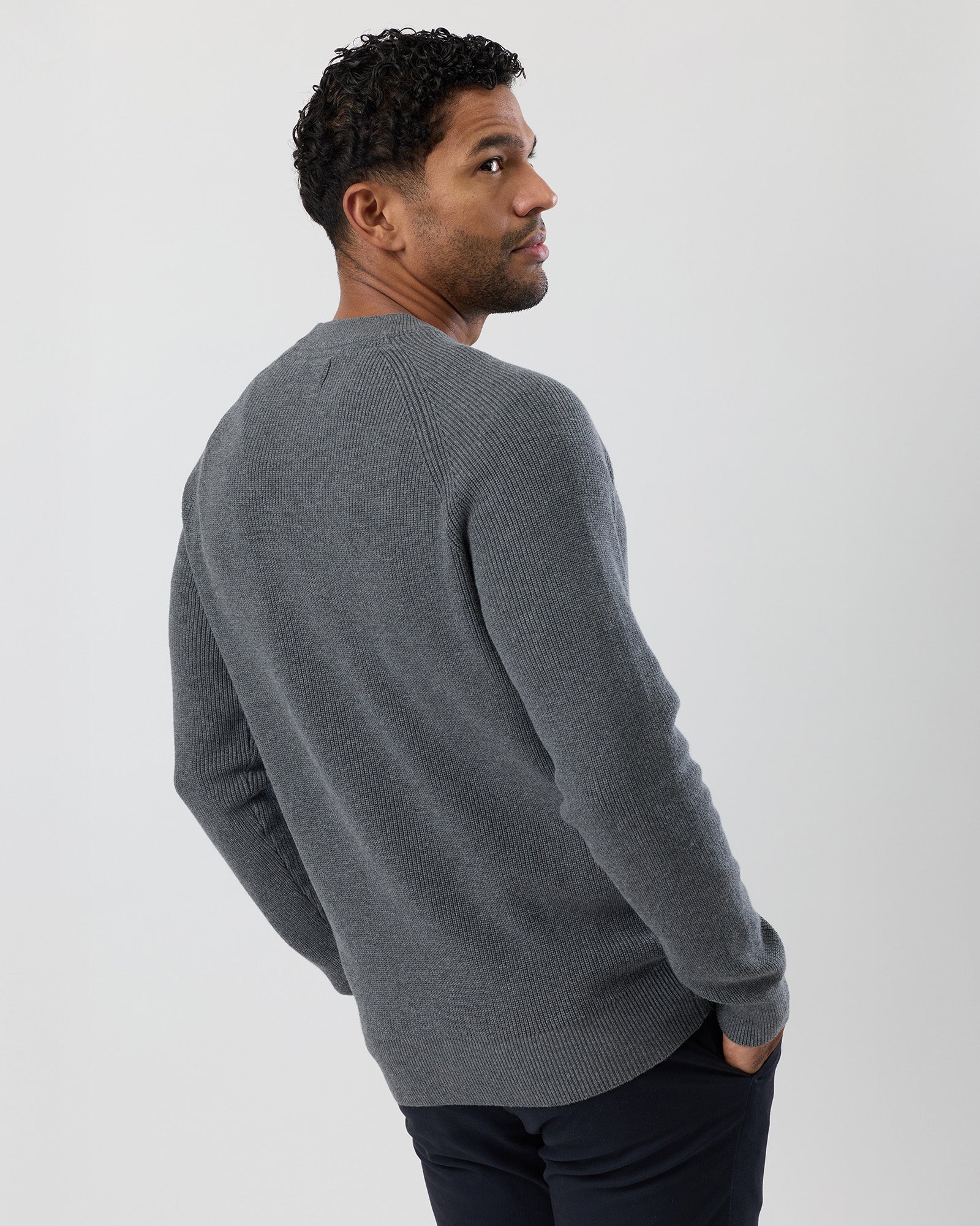 FISHERMAN'S RIB COTTON KNIT
