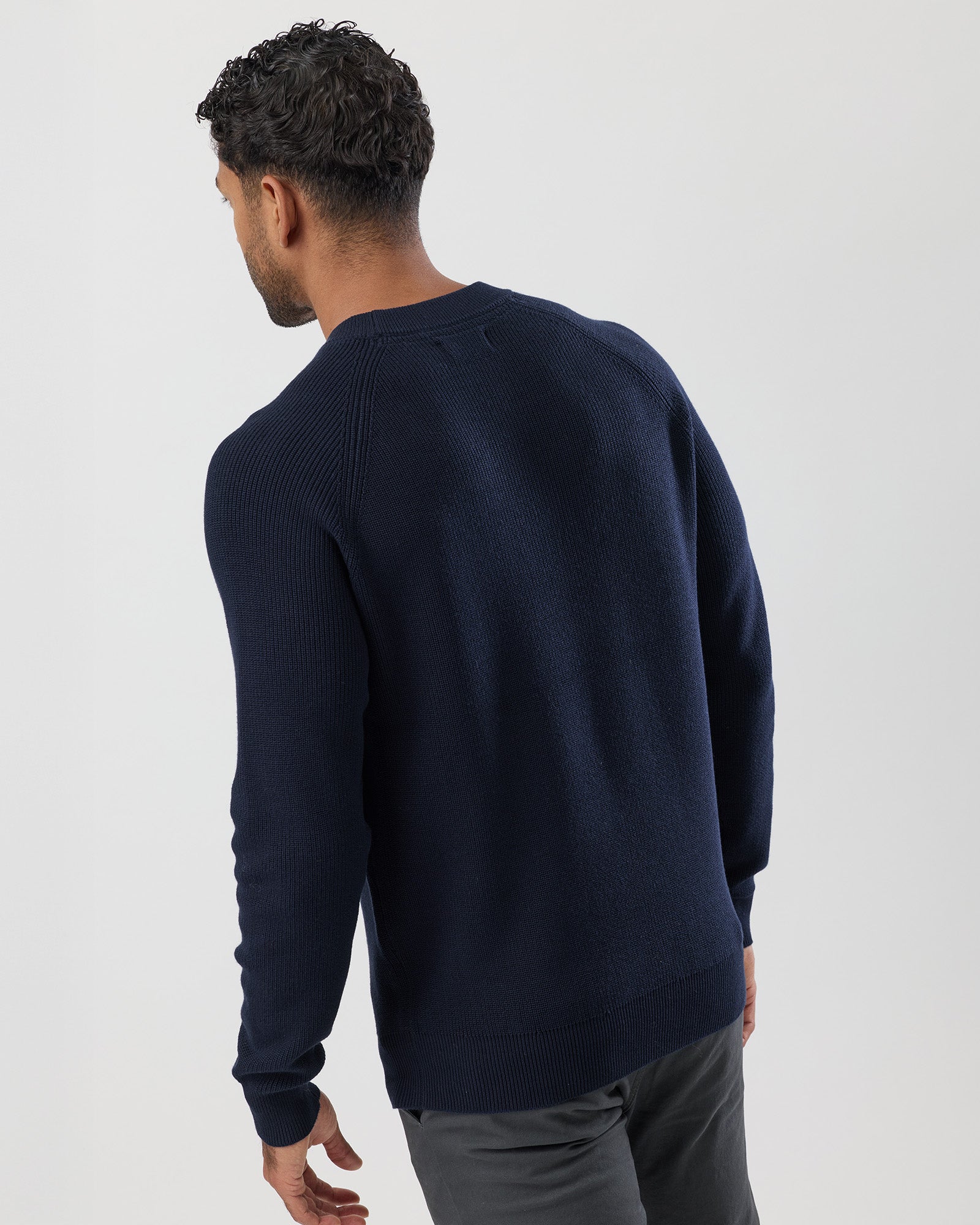 FISHERMAN'S RIB COTTON KNIT