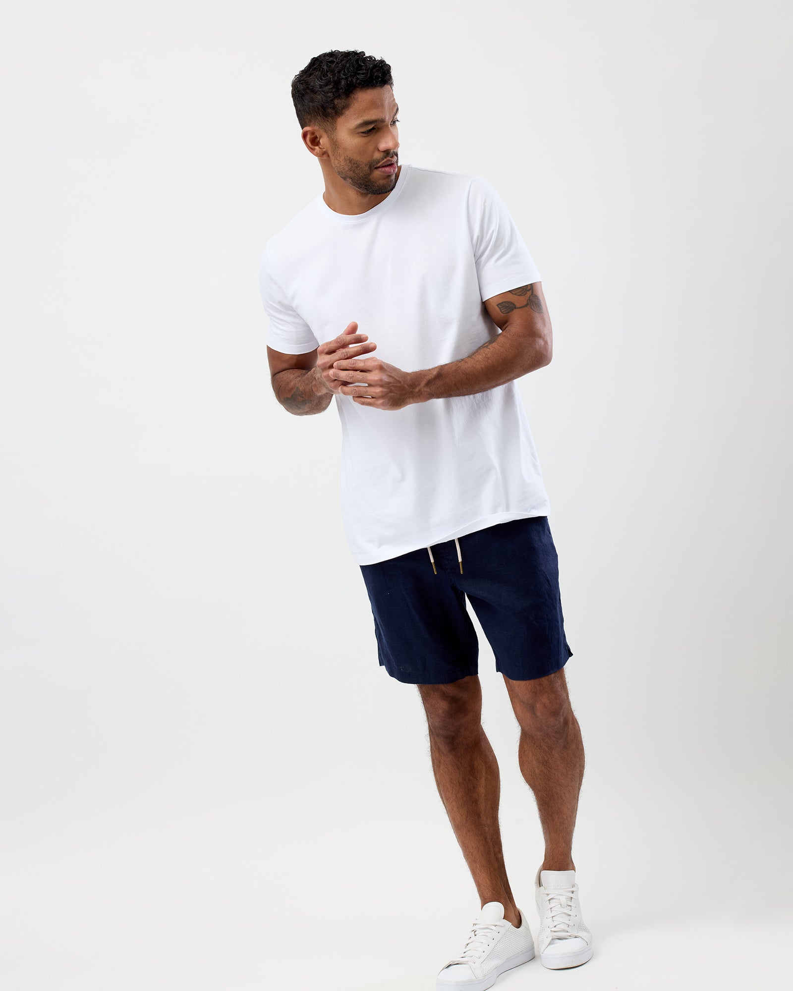 LINEN SHORTS
