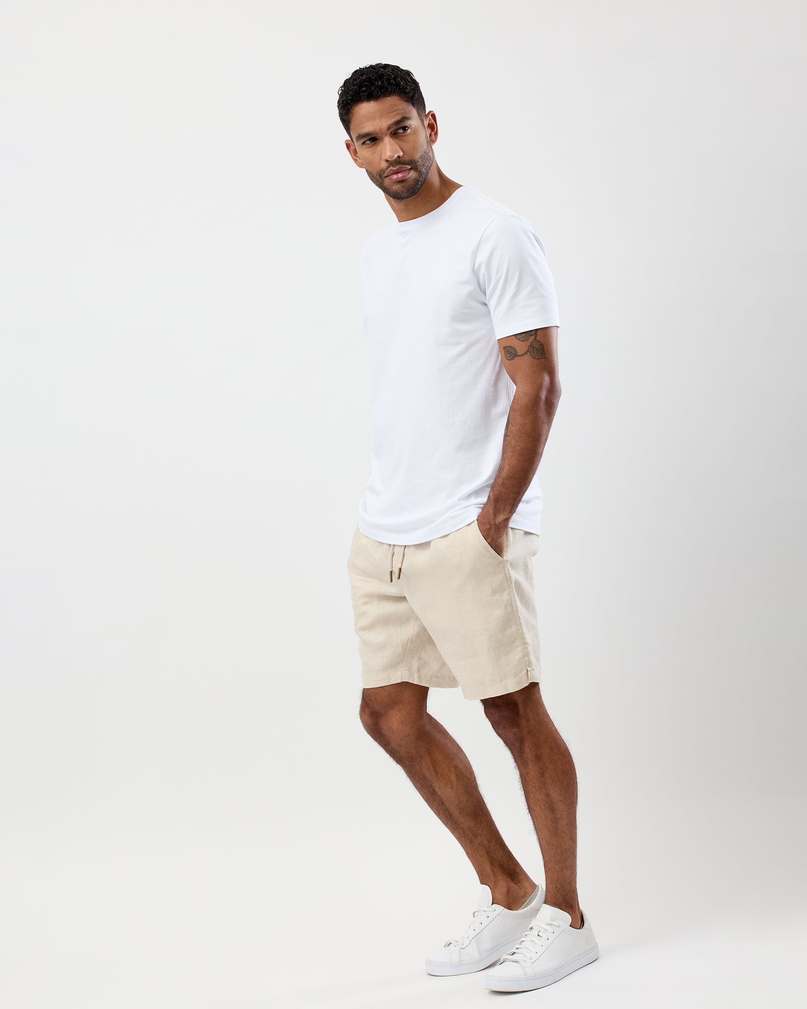 LINEN SHORTS