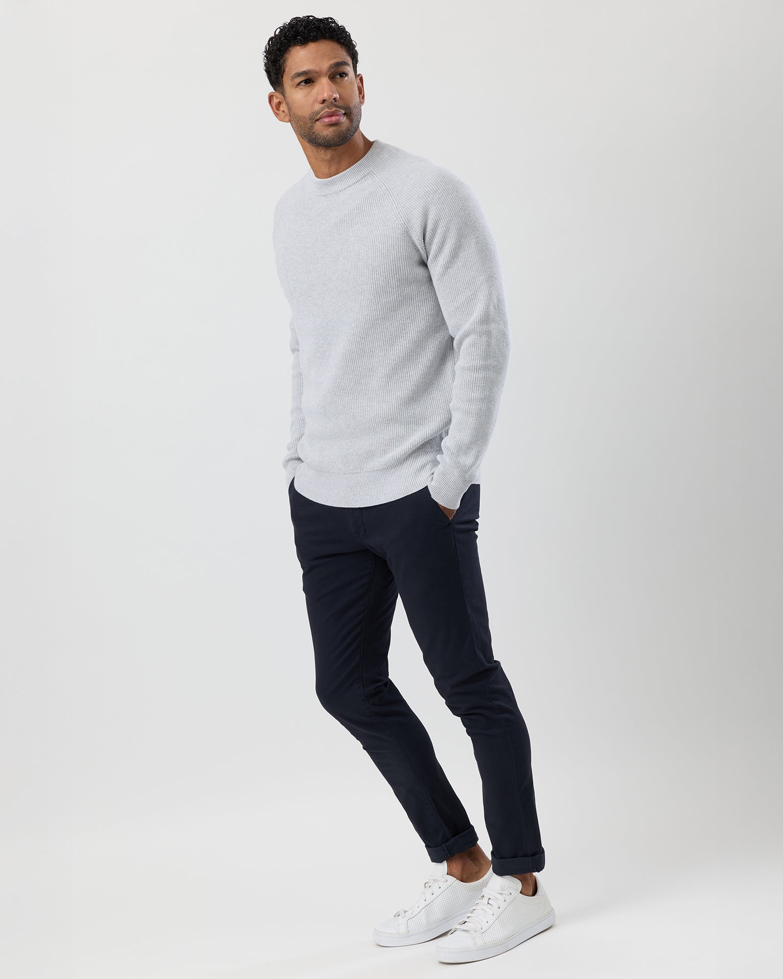 Cotton Fisherman's Rib for Men