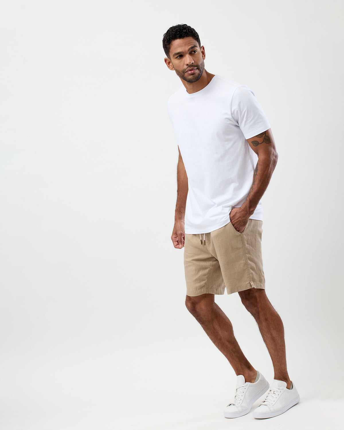 LINEN SHORTS