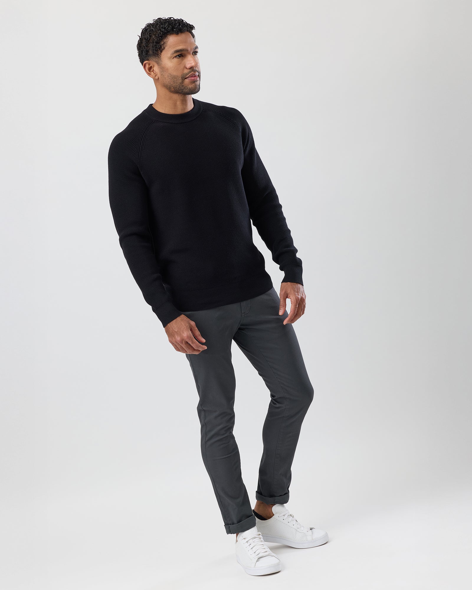 FISHERMAN'S RIB COTTON KNIT