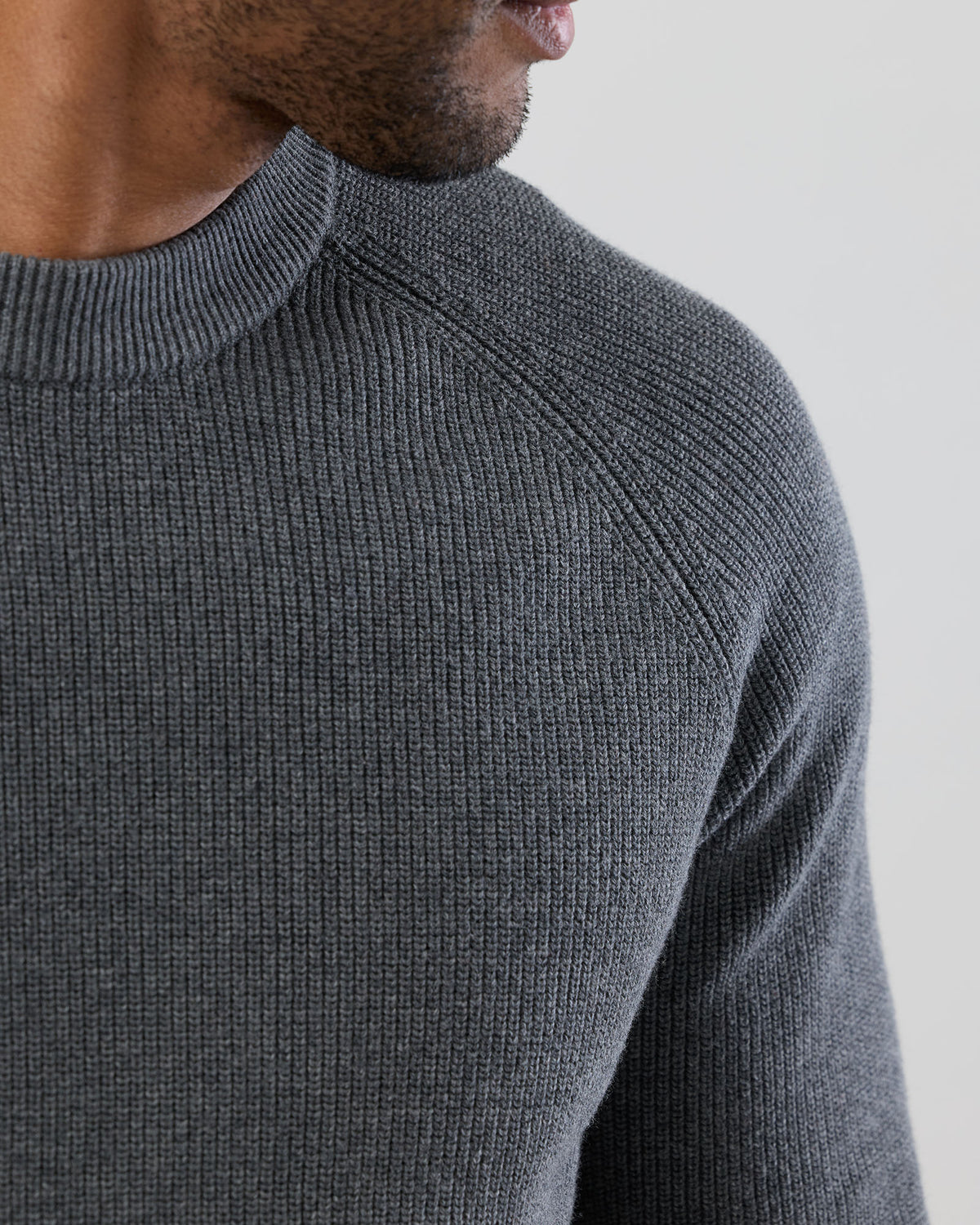 FISHERMAN'S RIB COTTON KNIT