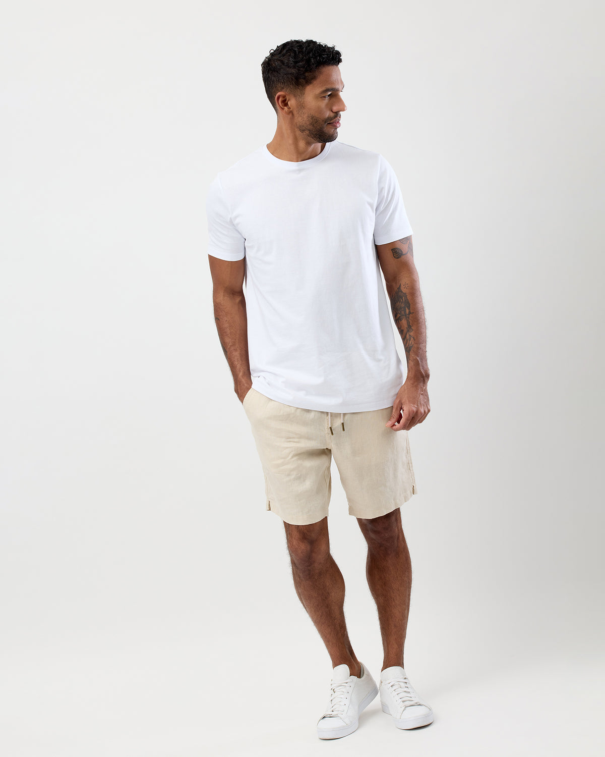 LINEN SHORTS