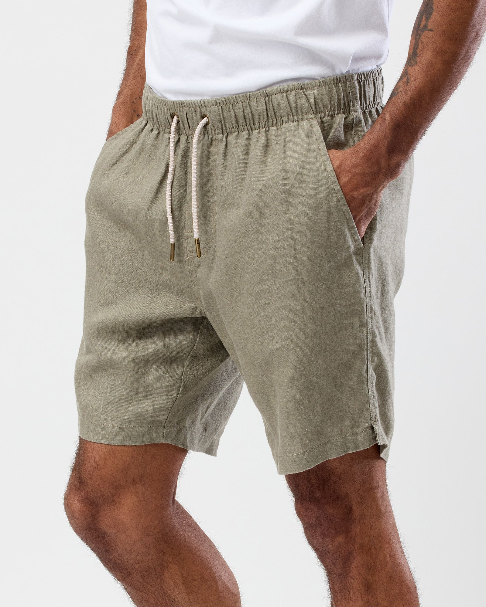 LINEN SHORTS