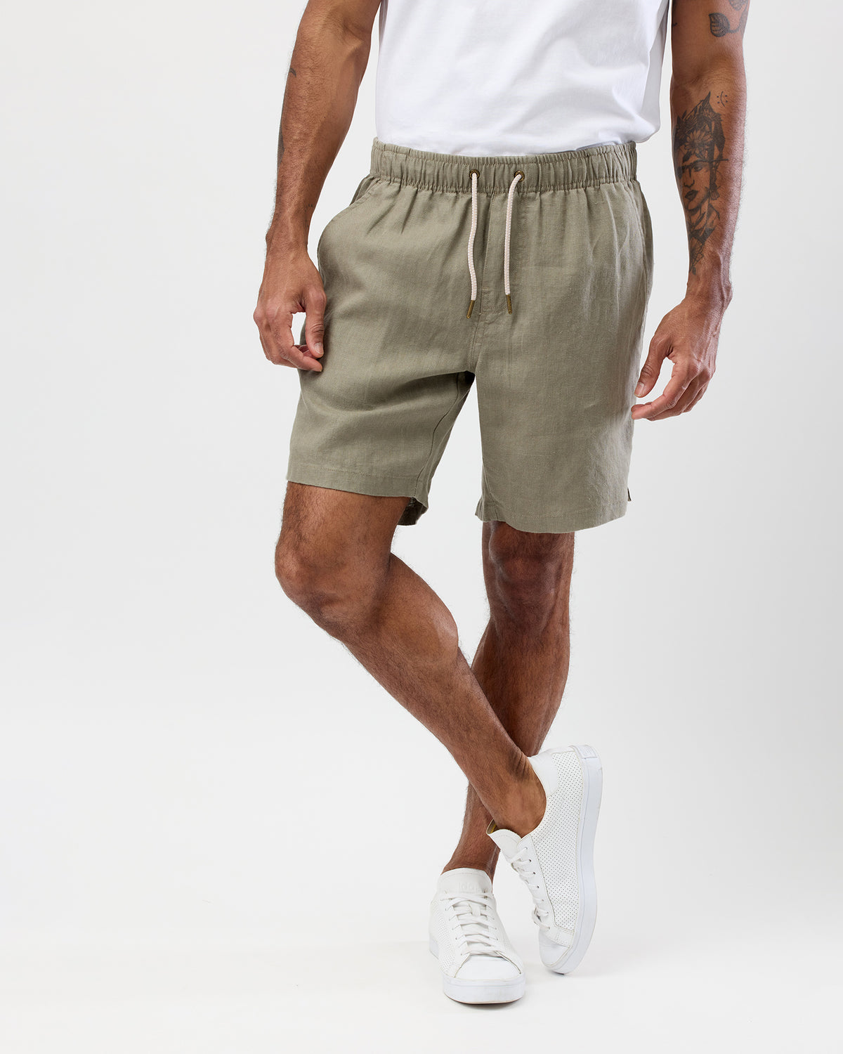 LINEN SHORTS
