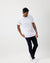 A True Classic White Men's Cotton T-Shirt, Full Body View