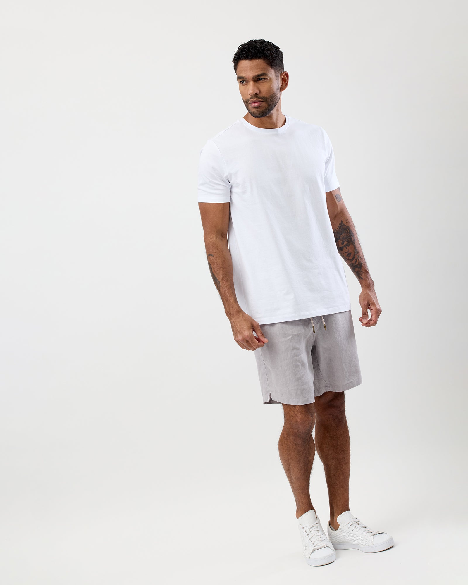 LINEN SHORTS