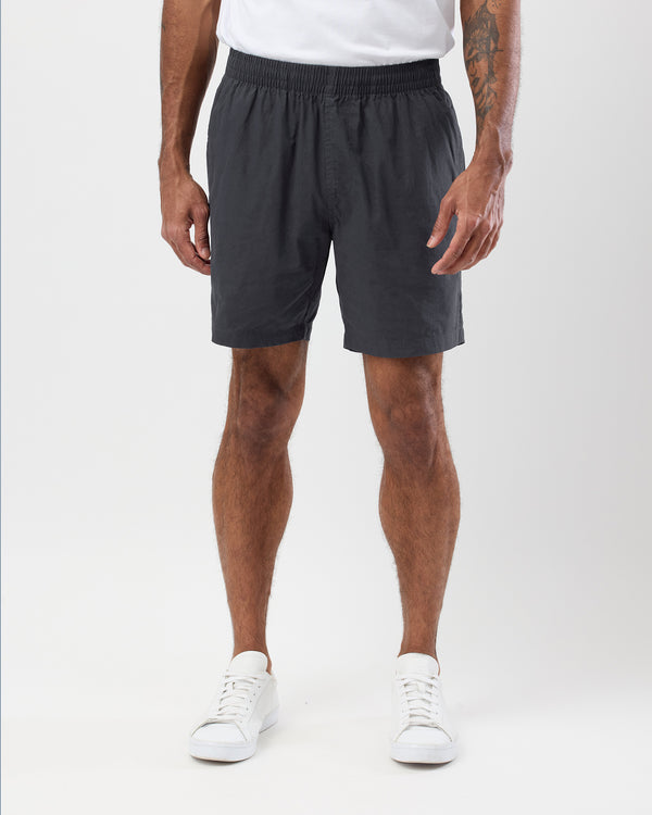 WAYVER Originals - Men's Cotton Beach Shorts | Graphite Summer Shorts ...
