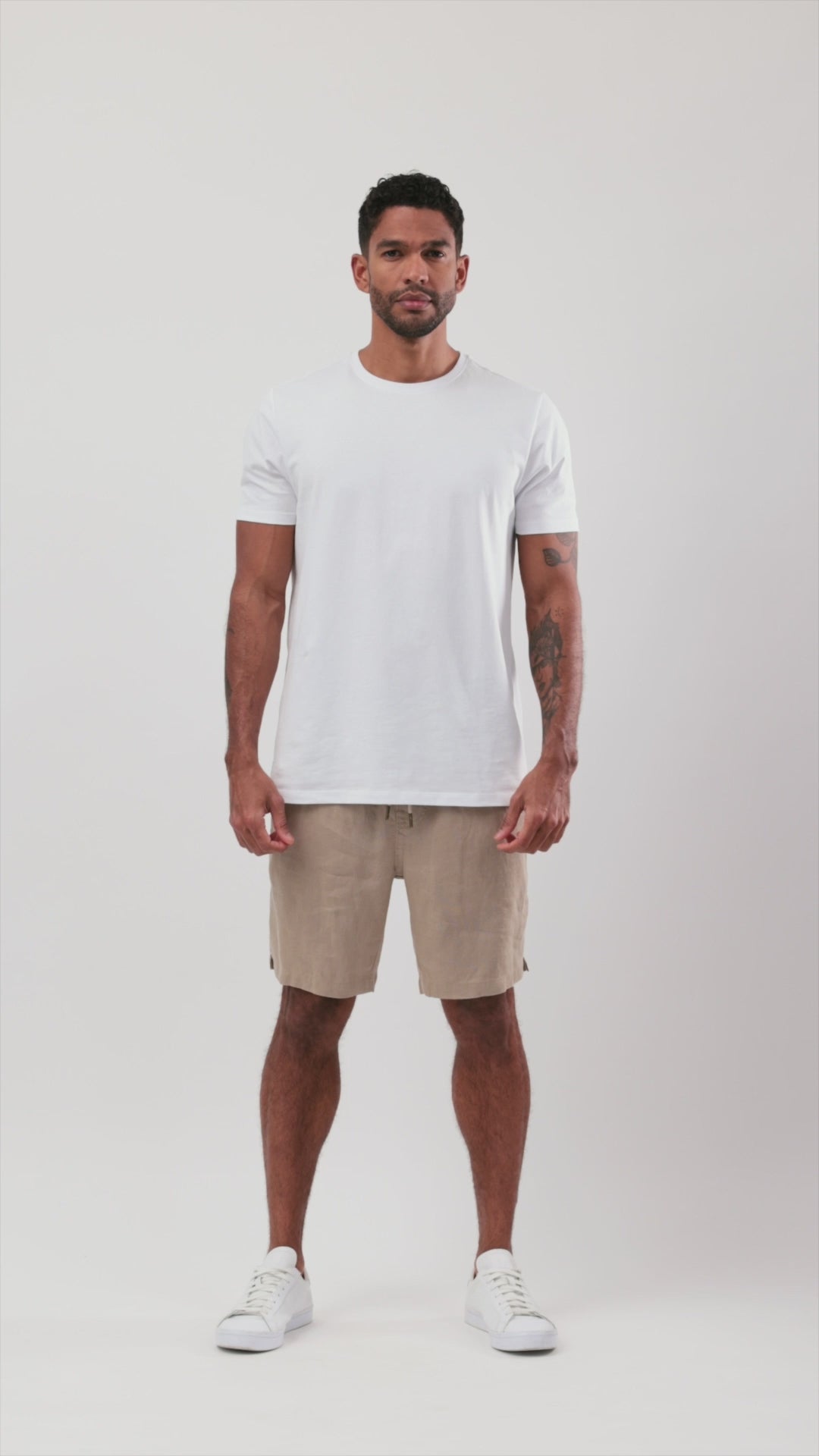 LINEN SHORTS