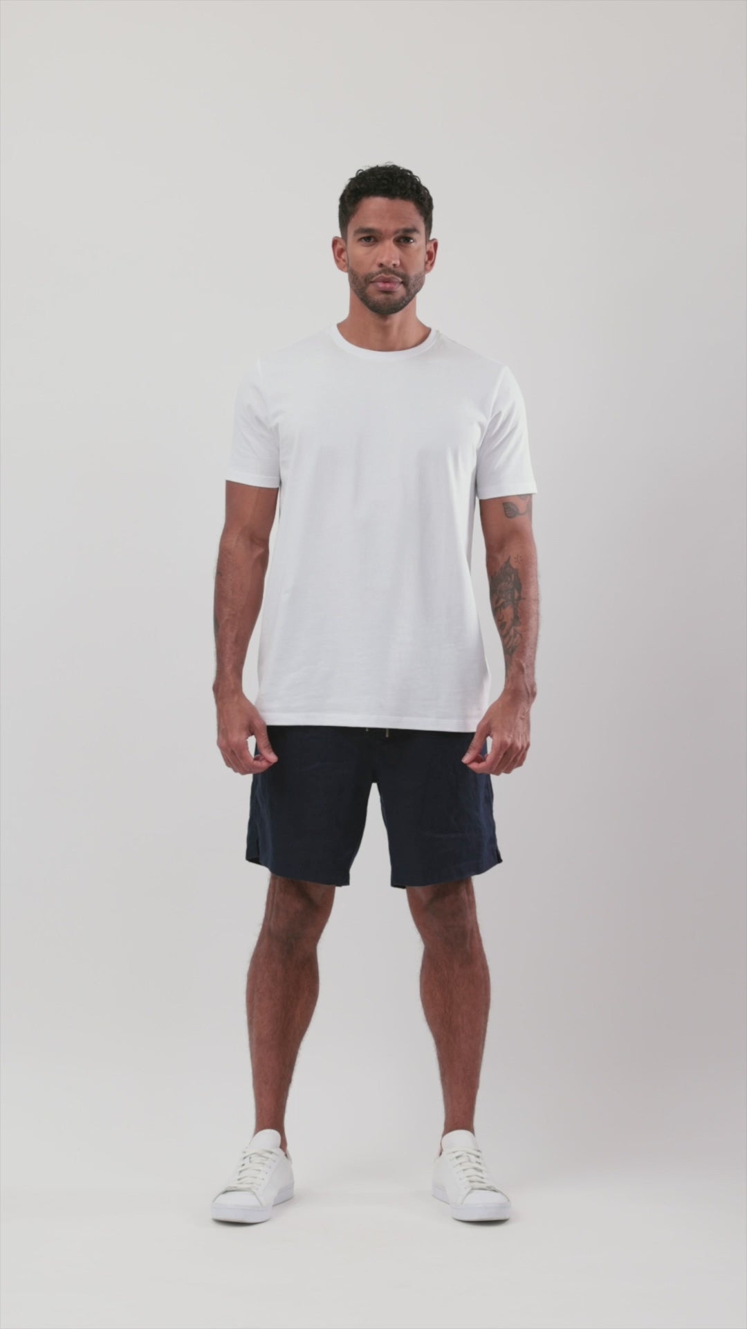 LINEN SHORTS