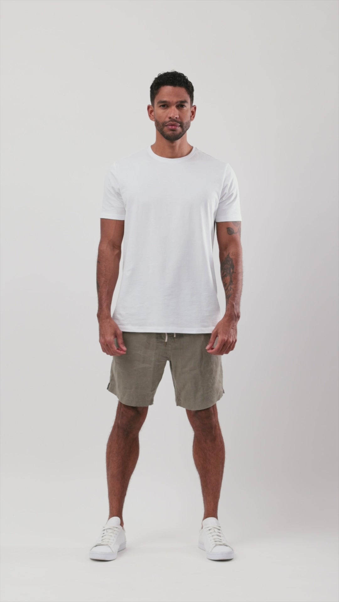 LINEN SHORTS