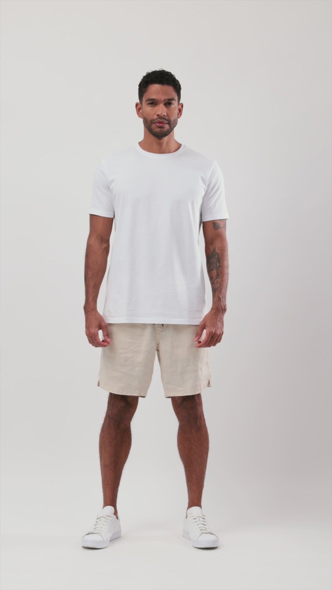 LINEN SHORTS