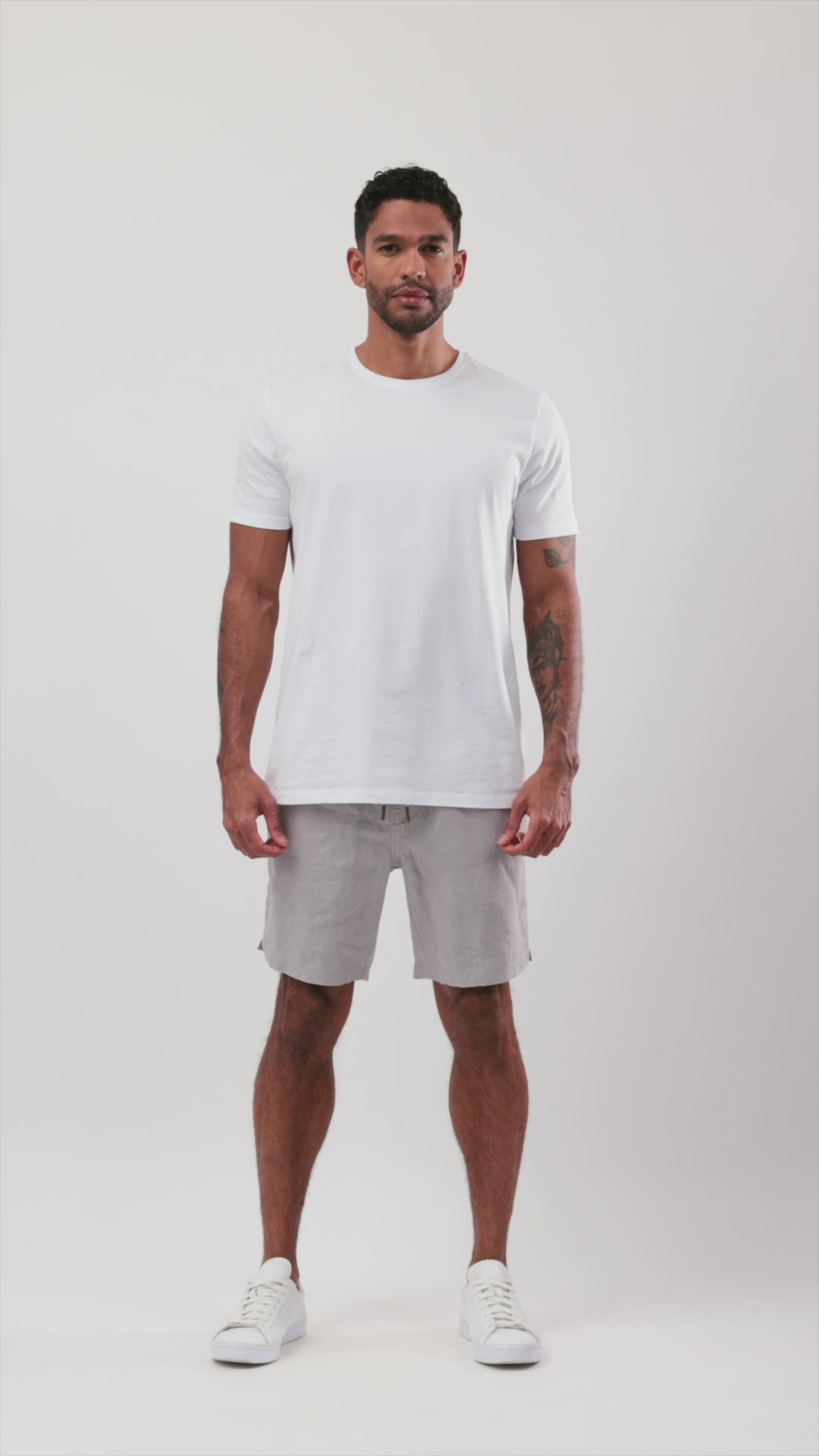 LINEN SHORTS