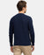 Wayver Originals Men's Textured Cotton Knit - Navy